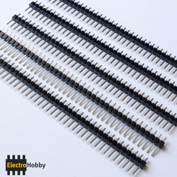 Tira 40 pin macho Plateado Tira 40 pin macho Plateado