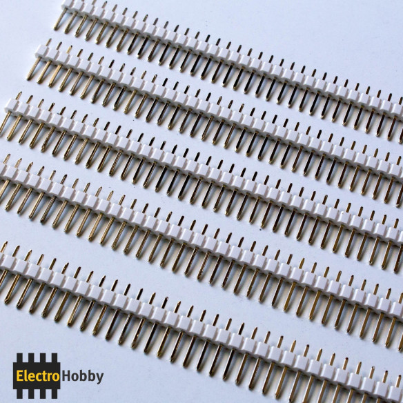 Tira 40 pin macho blanca Tira 40 pin macho blanca