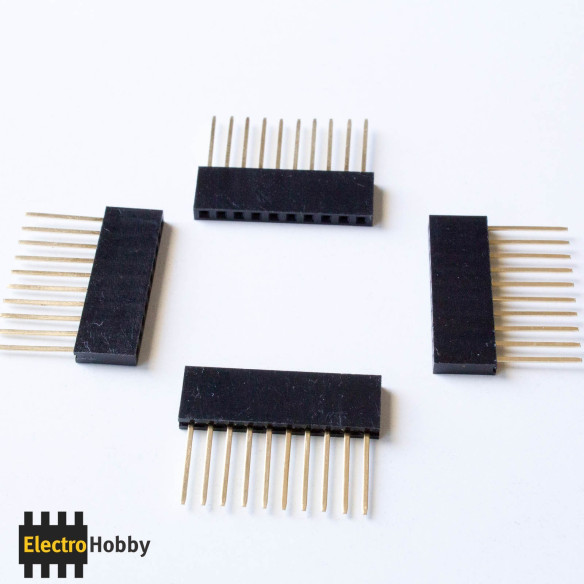 Tira 10 pin hembra 11mm Tira 10 pin hembra 11mm