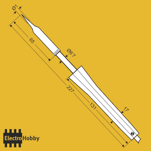 Soldador 25W Profesional cotas