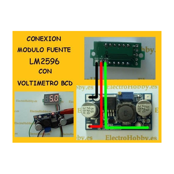 Voltimetro BCD 0-200Vdc