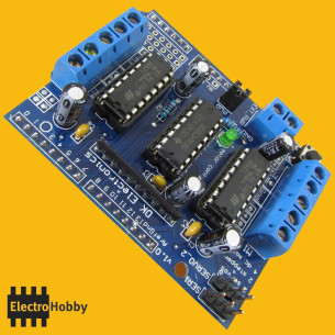 Motor Shield Arduino vista delantera