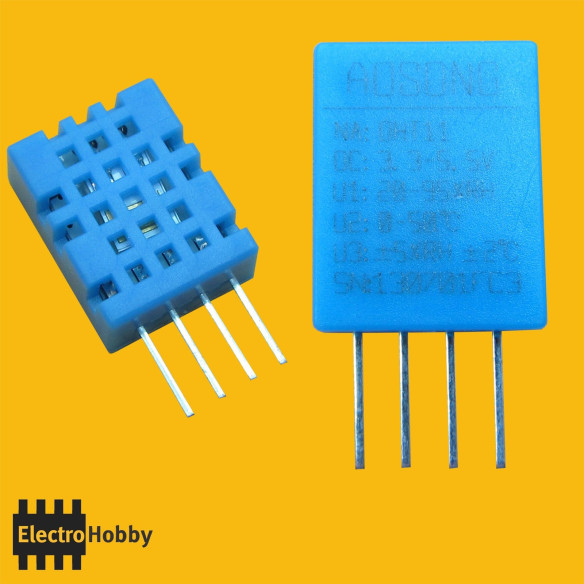 Sensor DHT11 para medir temperatura y humedad con salida digital