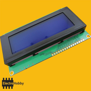LCD 2004 de 20x4 caracteres para Arduino y microcontroladores