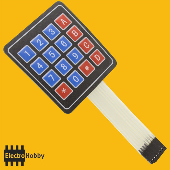 Teclado membrana 4x4 Teclado membrana 4x4