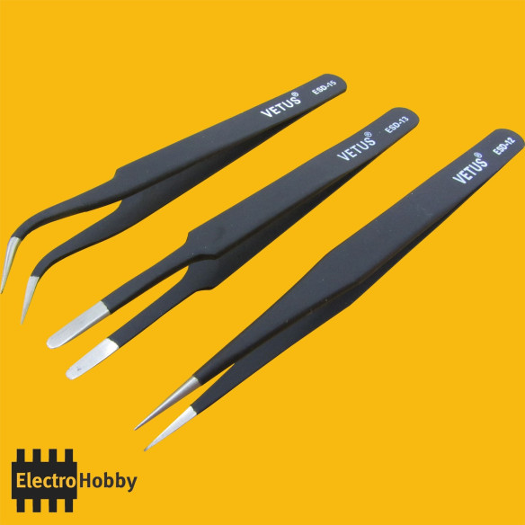 Set Pinzas de precision Set Pinzas de precision