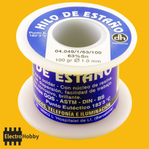 Estaño 1mm 100gr