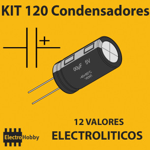 Kit 120 Condensadores Electroliticos 2
