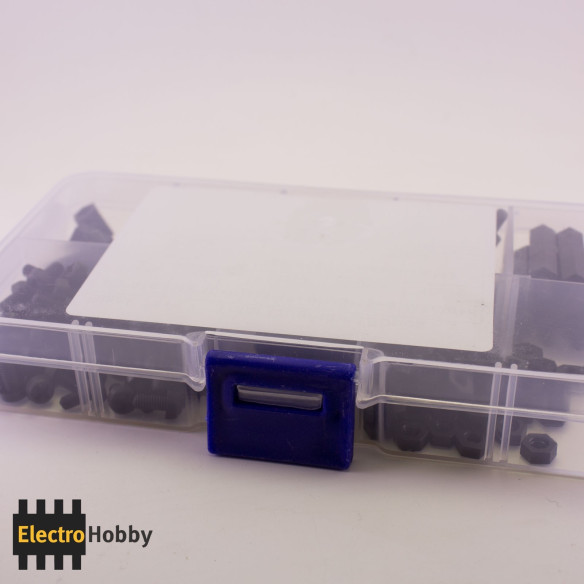 Kit estuche 180 Tornillería Nylon M3