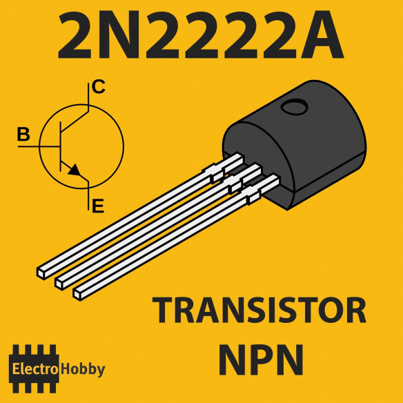 10x Transistor NPN 2N2222A