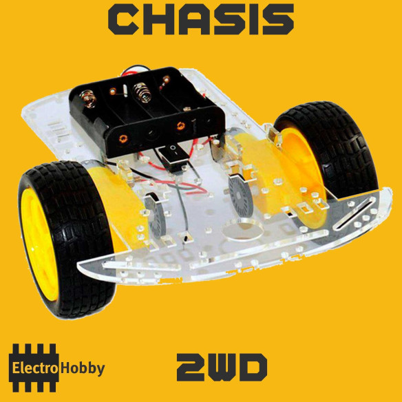 ᐉ Chasis Smart Car 2WD ✅ Kit Robot Educativo【Oferta】