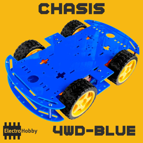 Chasis de montaje Robot Smart Car 4WD