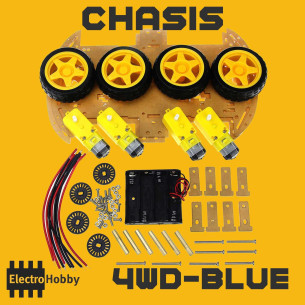 Chasis de montaje Robot Smart Car 4WD 2