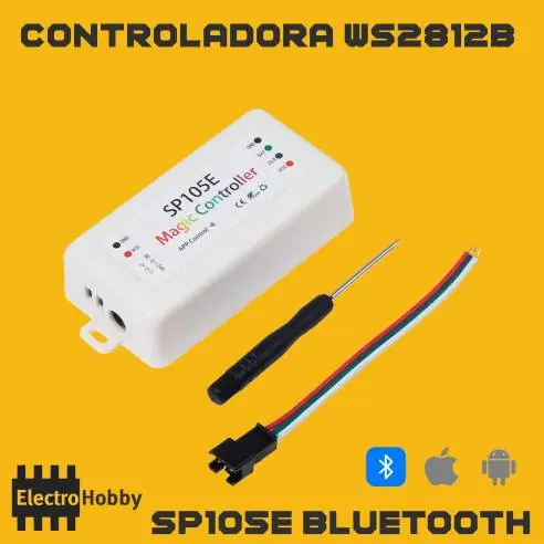 SP105E controladora WS2812B Bluetooth