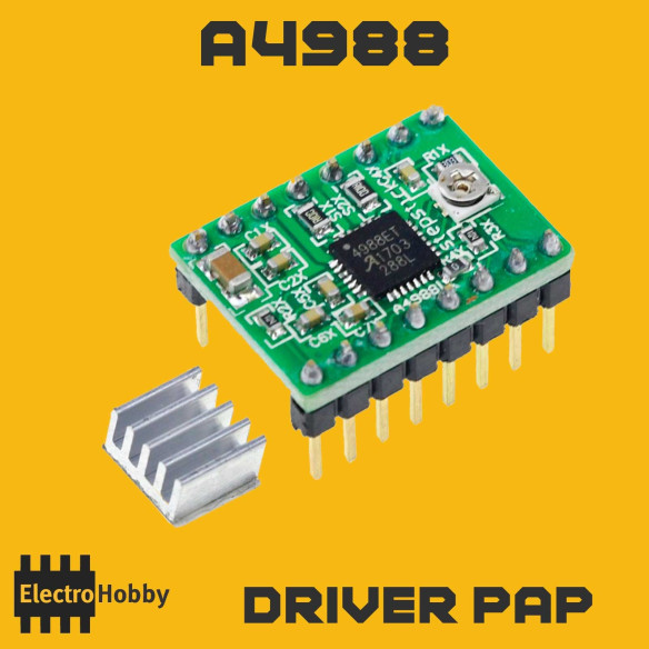 Driver de motor paso a paso A4988 Preciso y versátil