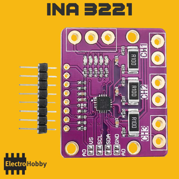 Sensor de Corriente INA3221