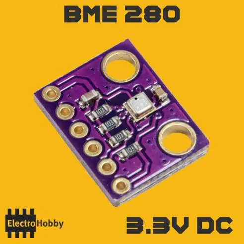 Sensor barométrico BME280 3.3Vdc