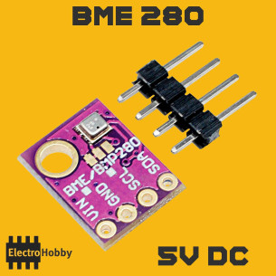 Sensor barométrico BME280 de 5Vdc