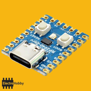 Placa RP2040-Zero 2M USB-C Vista frontal