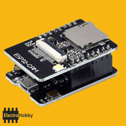 Conjunto ESP32 CAM y Base de programación