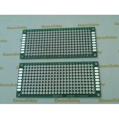 Placa universal doble cara 3x7