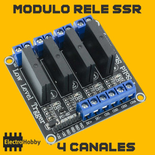 Modulo 4x Relé Estado Solido SSR