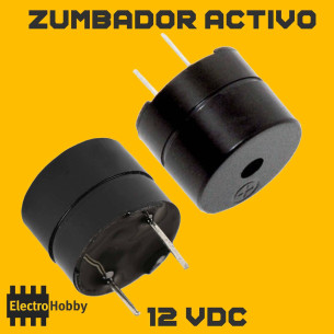 ᐉ Zumbador Activo TMB12A12 ✅ Buzzer piezoeléctrico Arduino