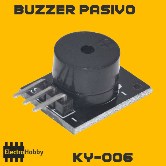 ᐉ Modulo Buzzer Arduino KY-006 ✅ Zumbador Pasivo Universal