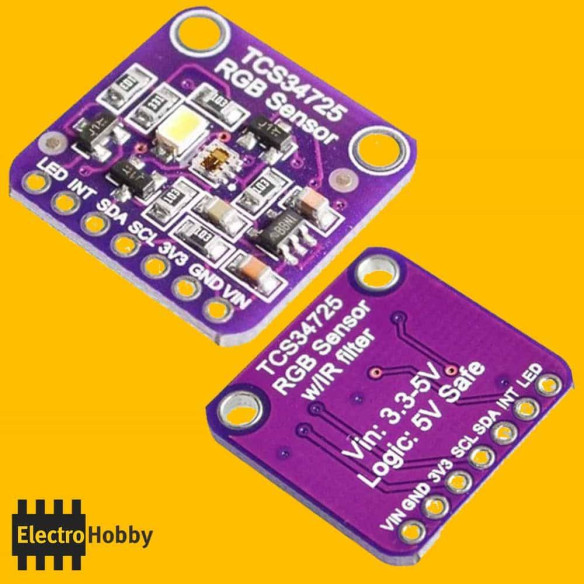 Sensor RGB TCS34725 a la venta en la tienda Electrohobby Sensor RGB TCS34725 a la venta en la tienda Electrohobby