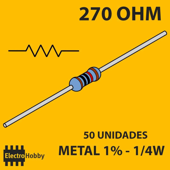 Comprar resistencia 270 ohm