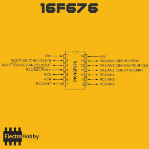 Comprar Microcontrolador PIC16F676
