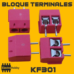 Comprar Bloque de terminales KF301 en la tienda de Electrónica Electrohobby