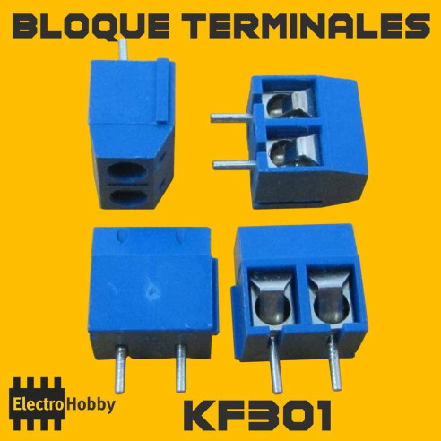 ᐉ KF301 2P 🔌 Bloque de Terminales de 5mm Conexión segura