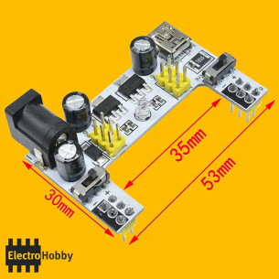Modulo Alimentador protoboard modelo blanco