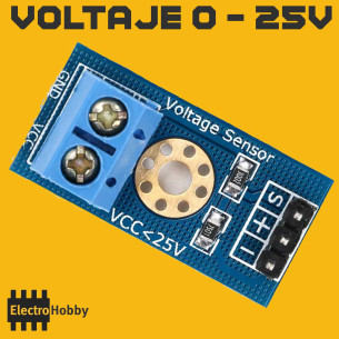 Modulo Sensor de Voltaje 0 a 25V