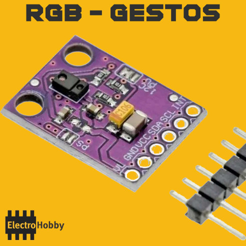 Sensor de gestos APDS-9960 Luz, Proximidad y Color RGB