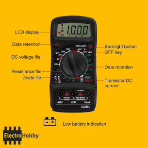 Polímetro Digital XL830L 2