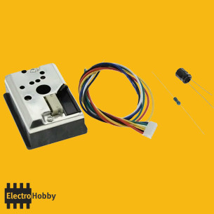 sensor óptico de polvo de Sharp GP2Y1010AU0F 2