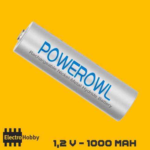 Pila recargable AAA 1,2v 1000mAh