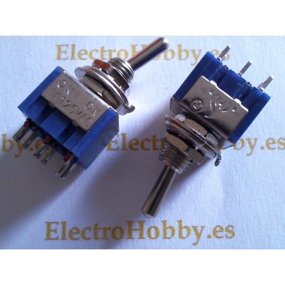 Interruptor - Conmutador basculante 2C-2P