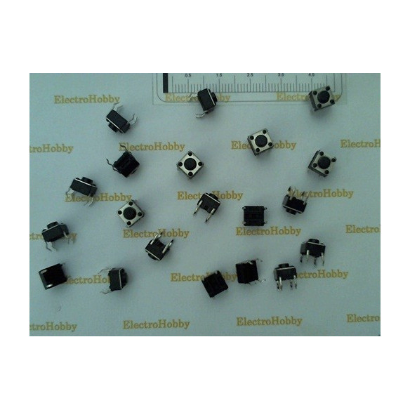 10x Pulsador 6x6x5