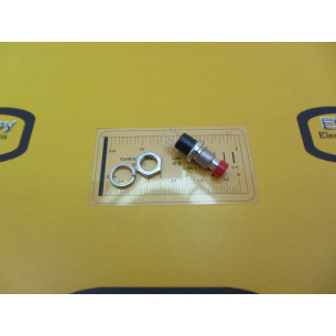 Pulsador Panel Rojo 7mm 2