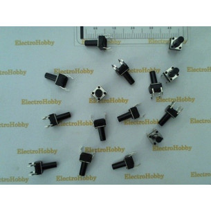 10x Pulsador 6x6x12 2