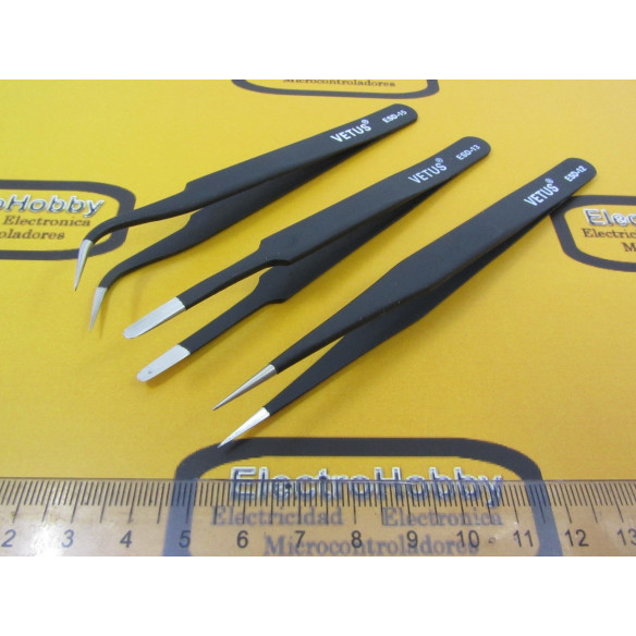 Set Pinzas de precision Set Pinzas de precision