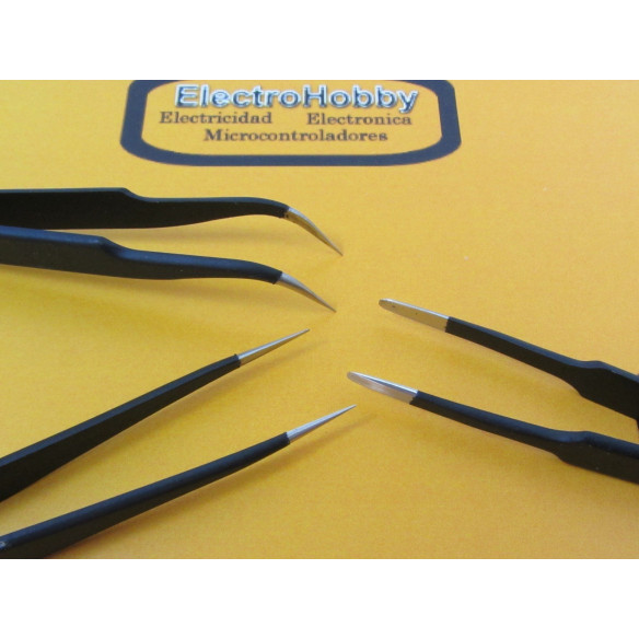 Set Pinzas de precision Set Pinzas de precision