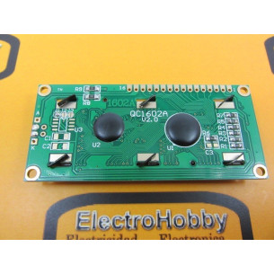 Módulo LCD 1602 compatible con Arduino, ideal para proyectos electrónicos 2