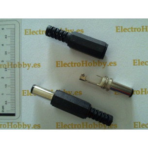 ᐉ Conector Power jack DC Macho ✅ 5.5-2.1 para Arduino 2