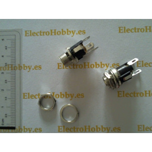 ᐉ Conector Jack Hembra aéreo ✅ 5.5-2.1 compatible Arduino 2