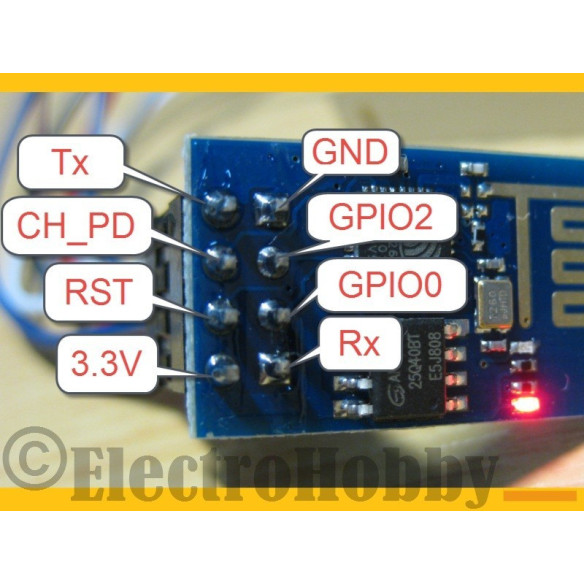Transceptor WIFI ESP8266