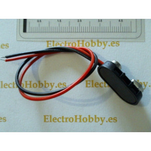 Portapilas 9V clip 6F22